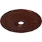 Ekena Millwork Oakleaf Ceiling Medallion (Fits Canopies up to 6 1/4"), 29 1/8"OD x 3 5/8"ID x 1"P, Antique Copper CM29OAACS - alternate 2